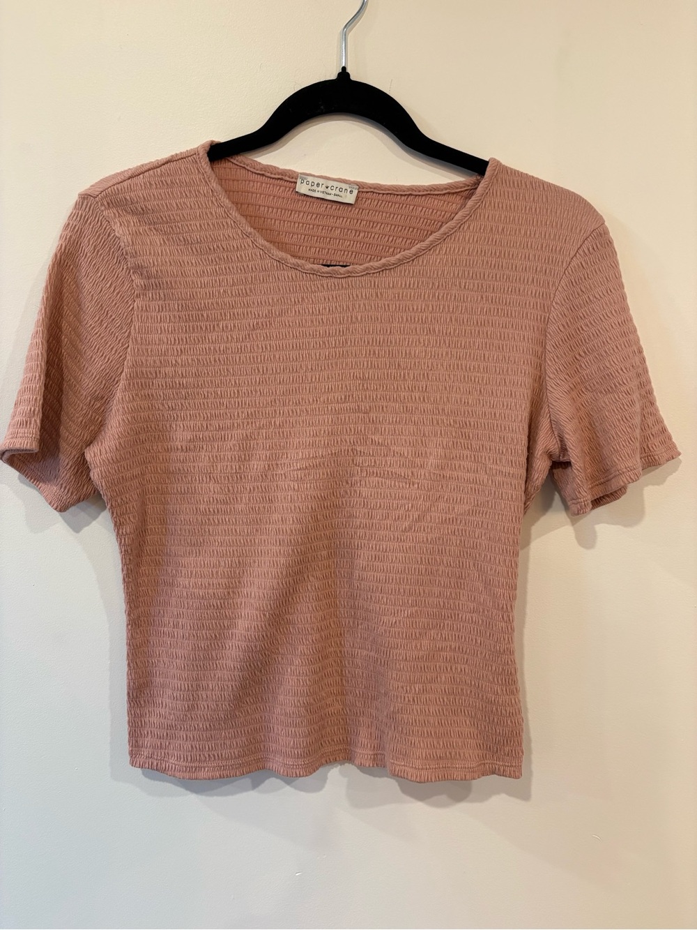 Papermoon Short Sleeve Tee - Dusty Rose
